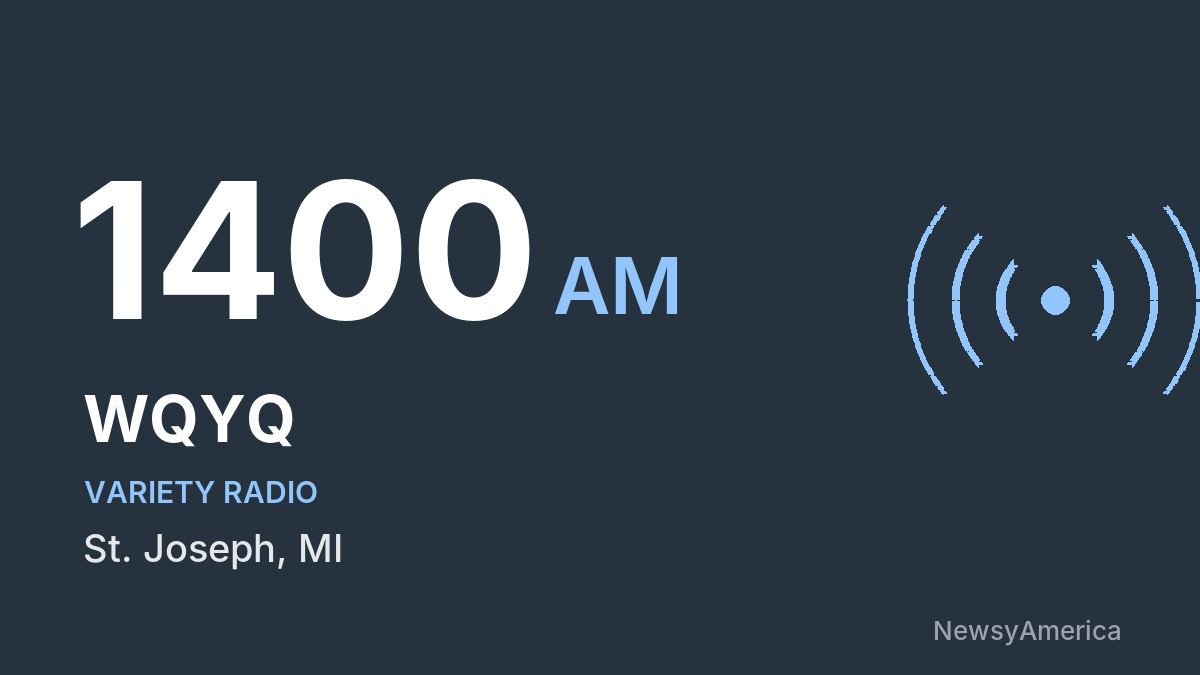 WQYQ 1400 AM – St. Joseph