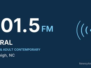 WRAL 101.5 FM, Raleigh, NC