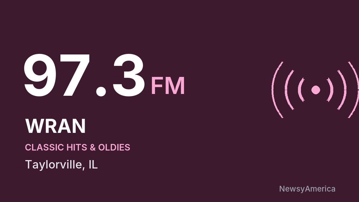 WRAN 97.3 FM – Taylorville