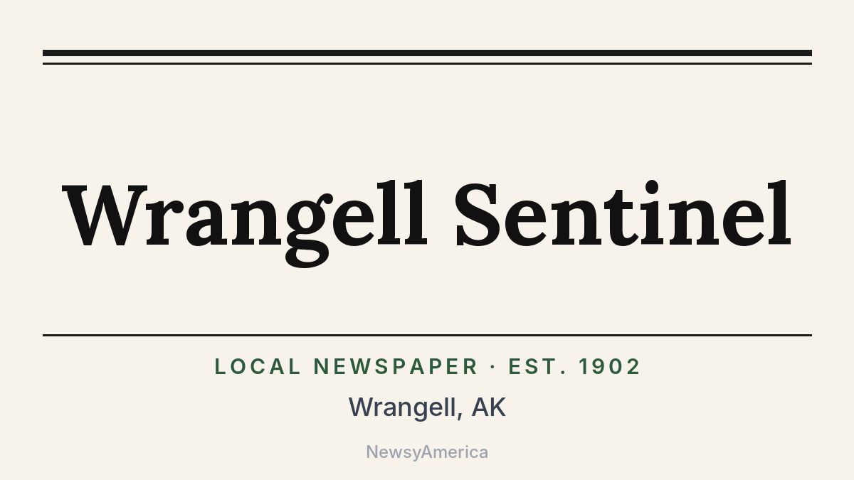 Wrangell Sentinel – Alaska