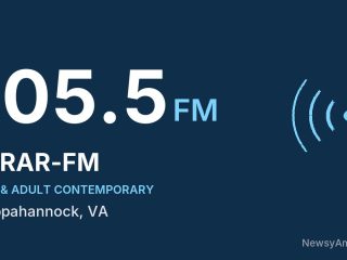 WRAR-FM 105.5 FM, Tappahannock, VA