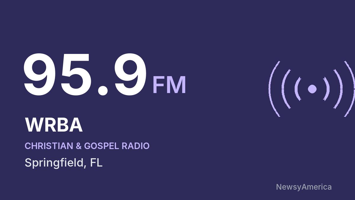 WRBA 95.9 FM – Springfield