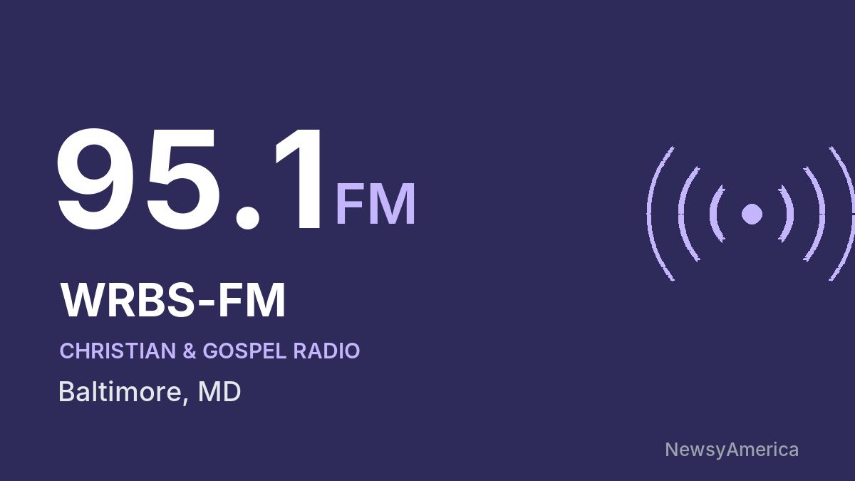 WRBS-FM 95.1 FM – Baltimore
