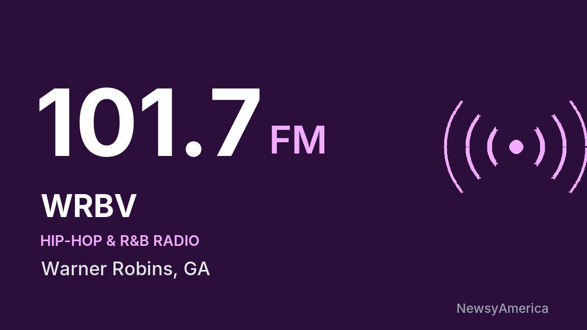 WRBV 101.7 FM – Warner Robins