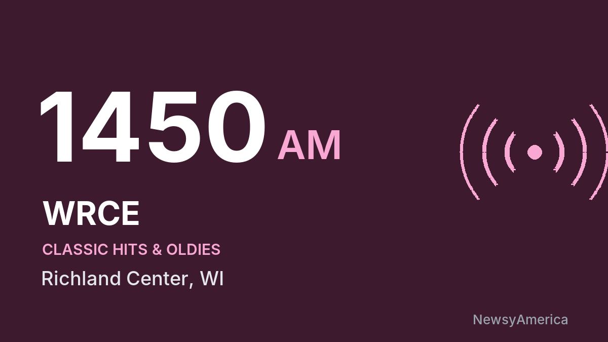 WRCE 1450 AM – Richland Center