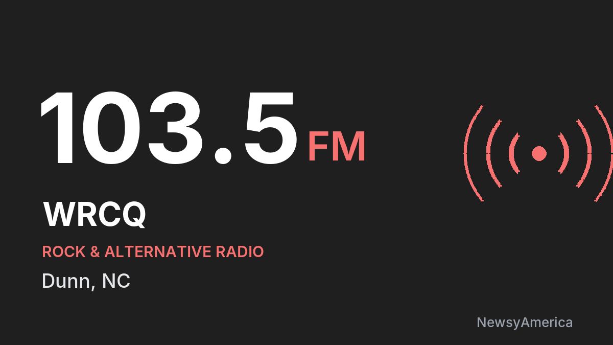 WRCQ 103.5 FM – Dunn