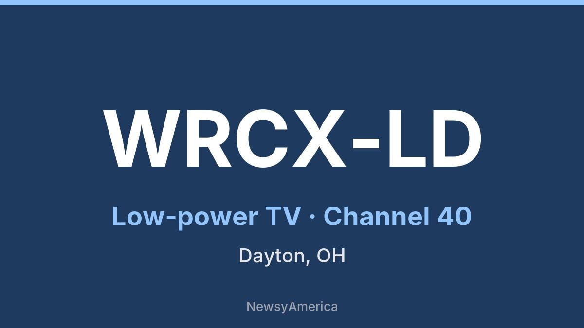 WRCX-LD – Channel 40 Dayton