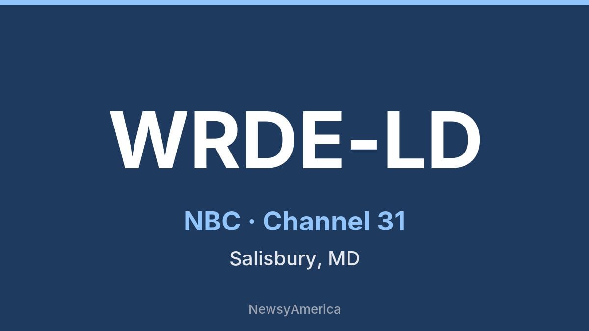 WRDE-LD – NBC 31 Salisbury