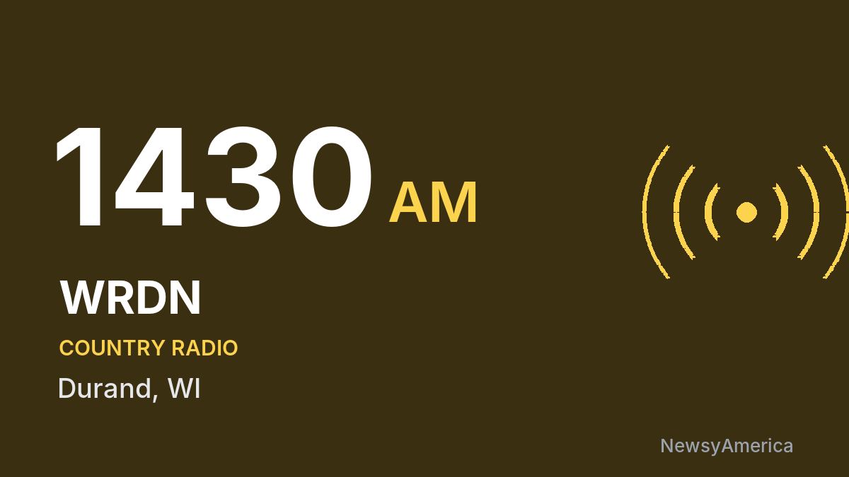 WRDN 1430 AM – Durand