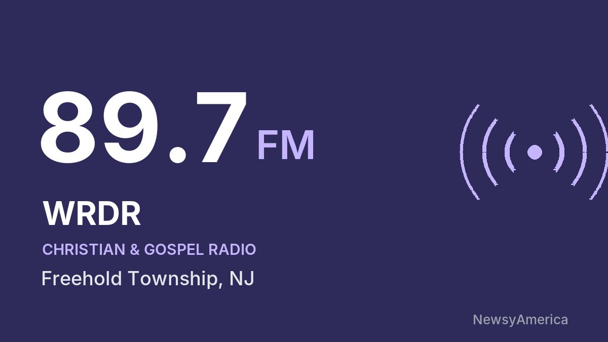 WRDR 89.7 FM – Freehold Township