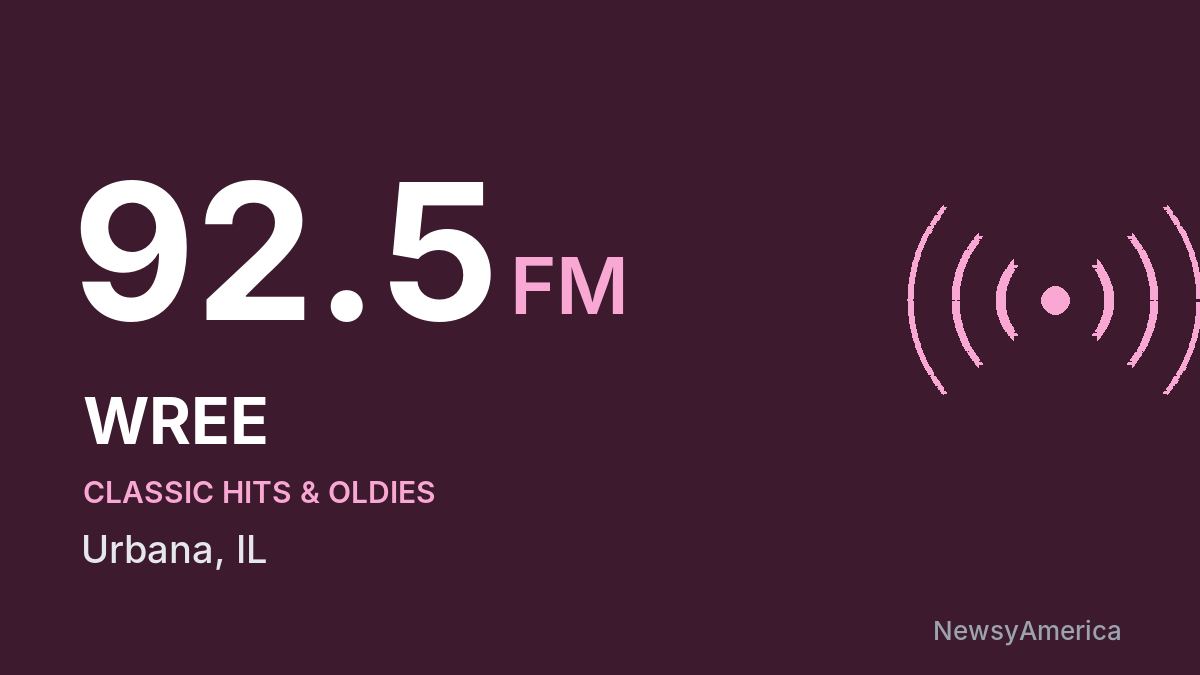 WREE 92.5 FM – Urbana