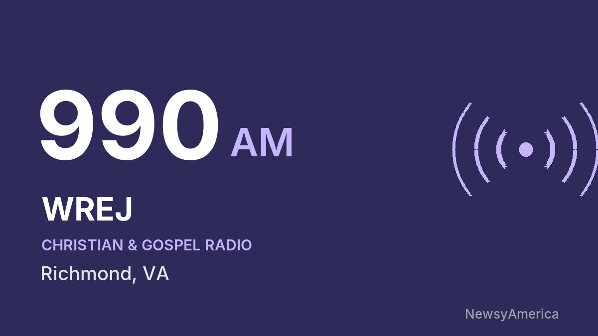 WREJ 990 AM – Richmond