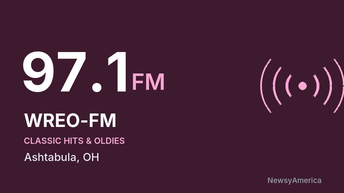 WREO-FM 97.1 FM – Ashtabula