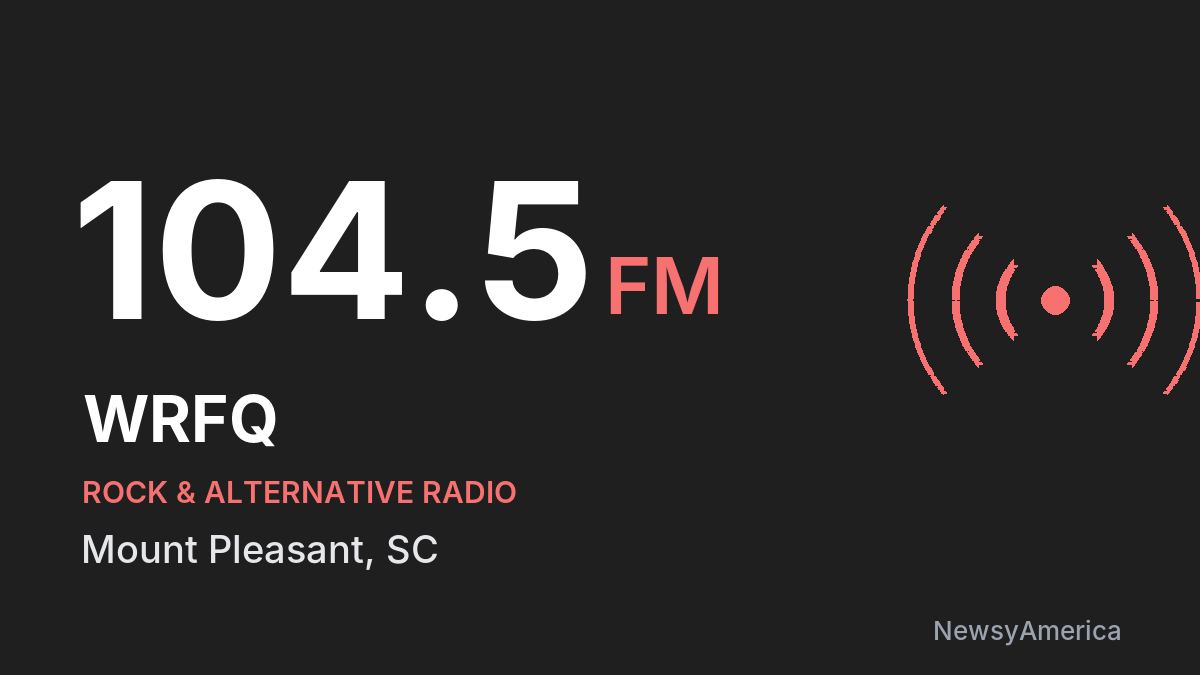 WRFQ 104.5 FM – Mount Pleasant