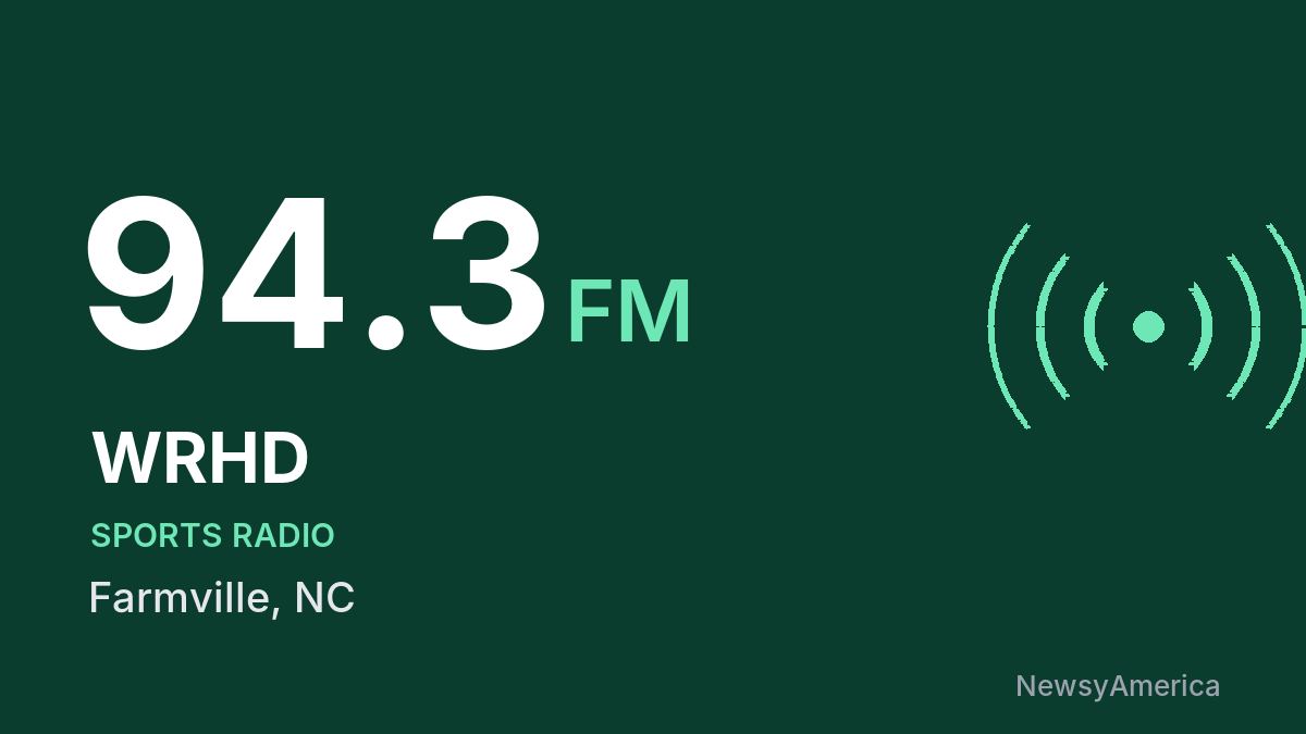 WRHD 94.3 FM – Farmville