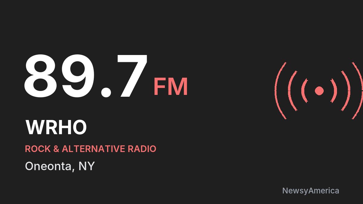 WRHO 89.7 FM – Oneonta