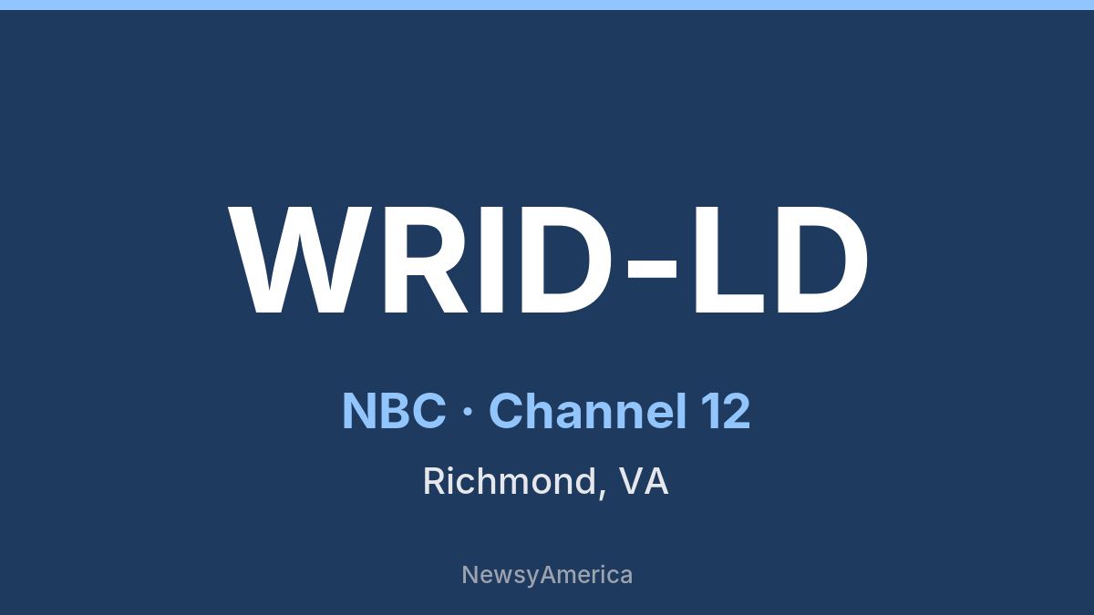 WRID-LD – NBC 12 Richmond