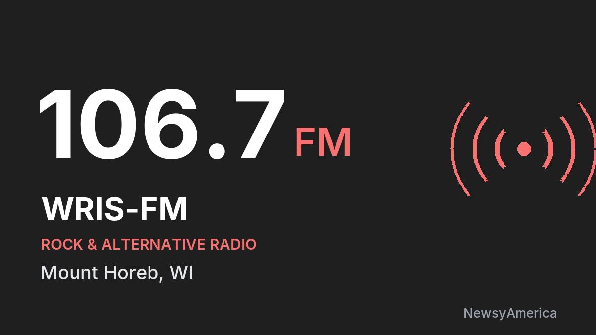 WRIS-FM 106.7 FM – Mount Horeb