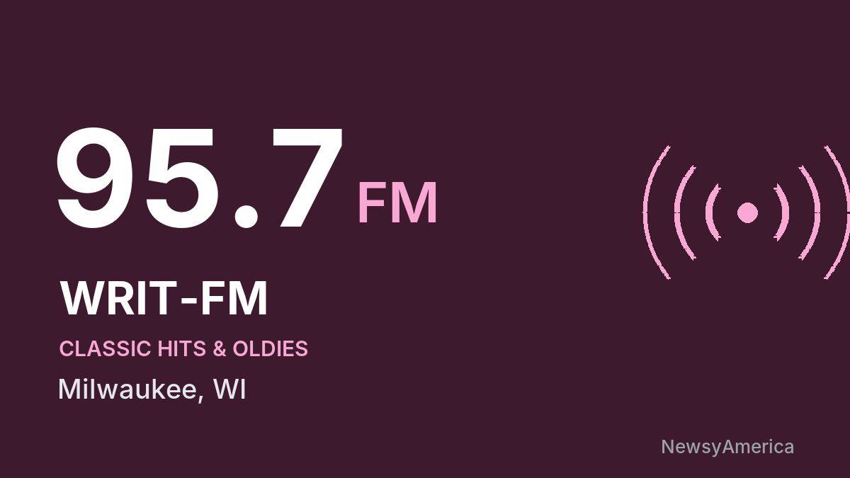 WRIT-FM 95.7 FM – Milwaukee