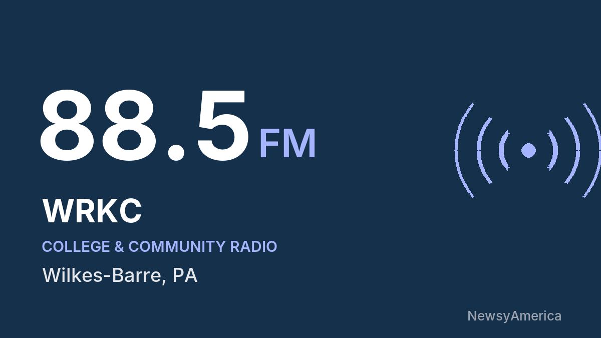 WRKC 88.5 FM – Wilkes-Barre