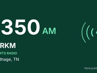 WRKM 1350 AM, Carthage, TN