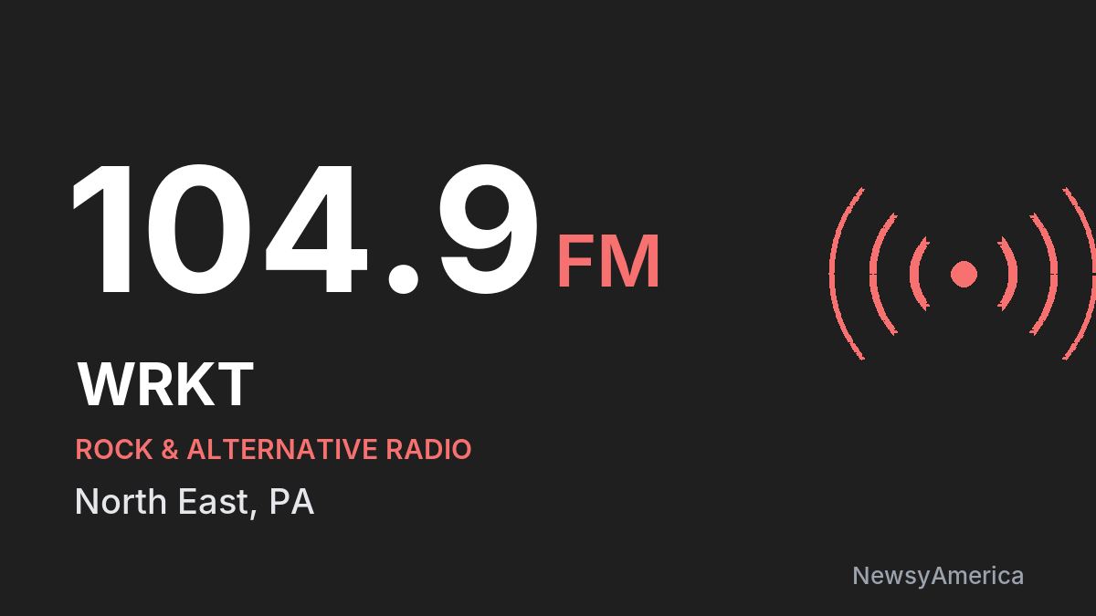 WRKT 104.9 FM – North East