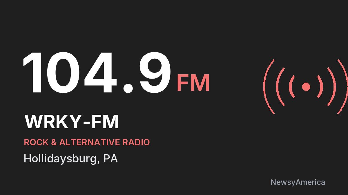 WRKY-FM 104.9 FM – Hollidaysburg