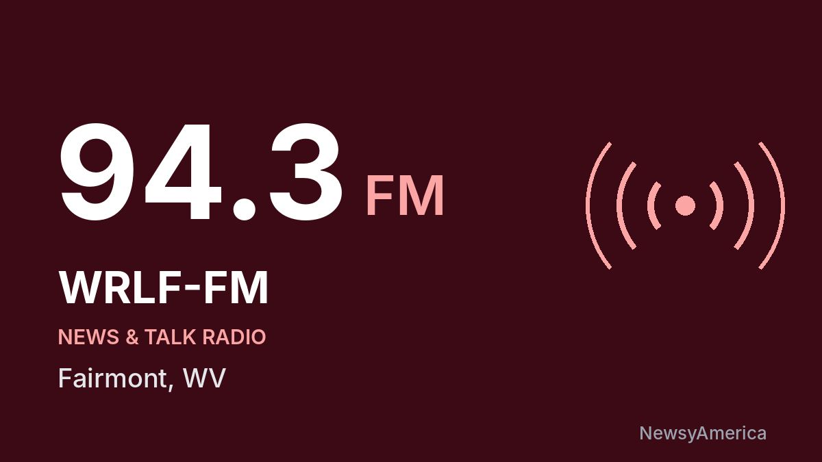 WRLF-FM 94.3 FM – Fairmont