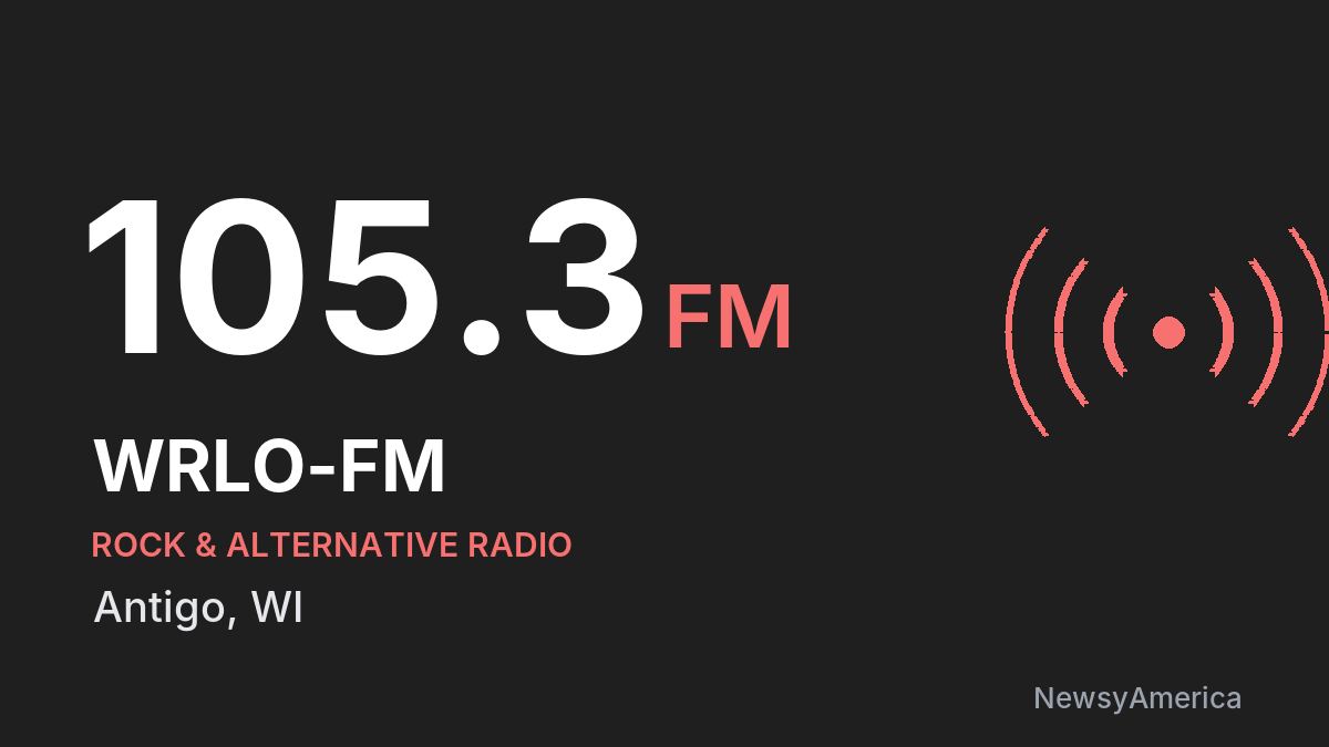 WRLO-FM 105.3 FM – Antigo