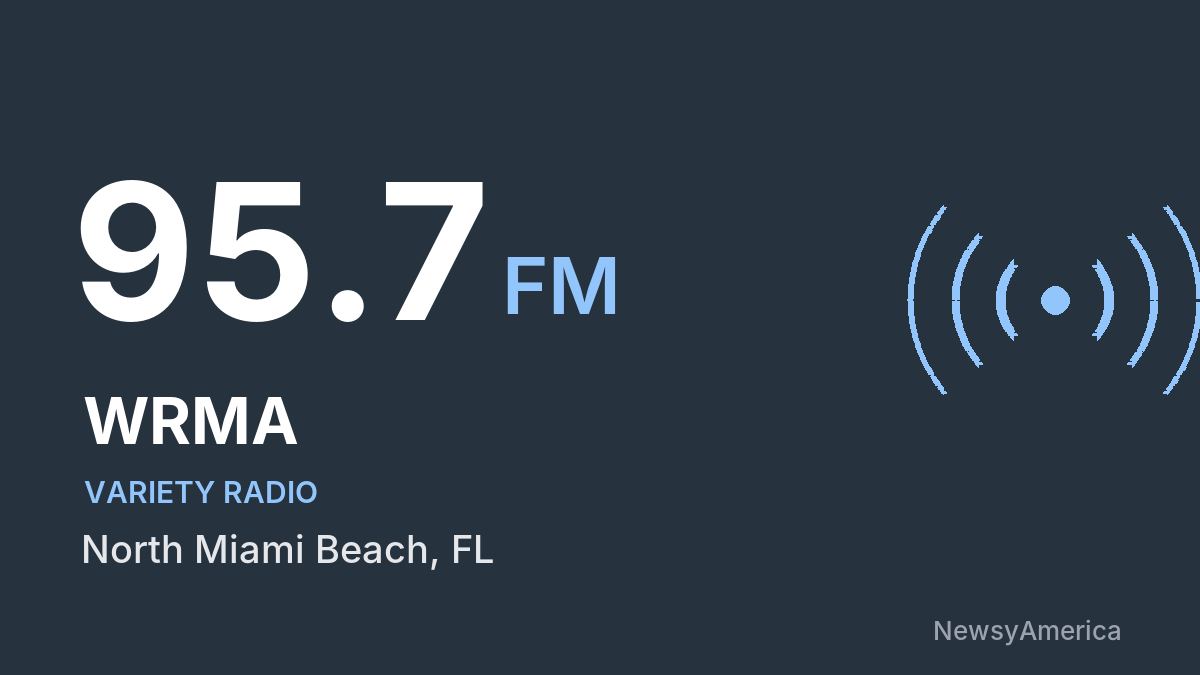 WRMA 95.7 FM – North Miami Beach
