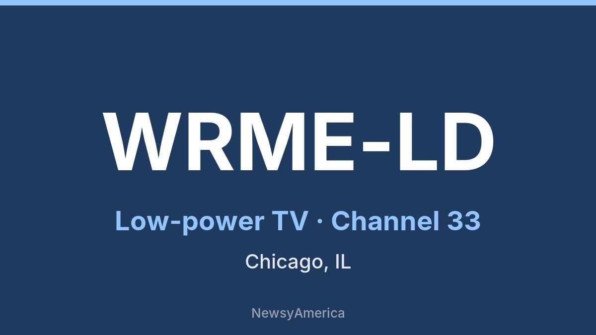 WRME-LD – Channel 33 Chicago