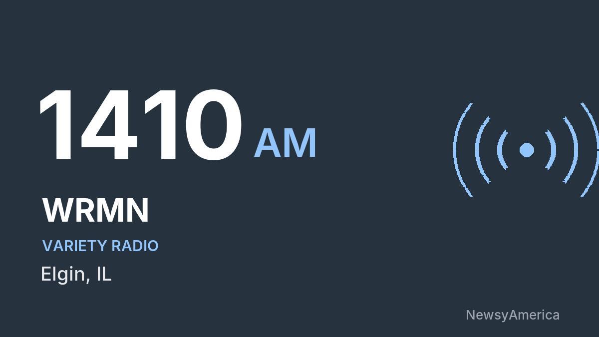 WRMN 1410 AM – Elgin