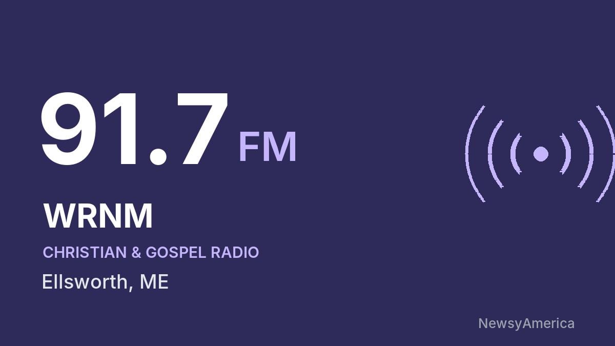 WRNM 91.7 FM – Ellsworth