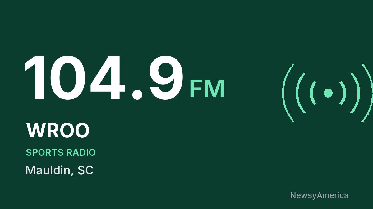 WROO 104.9 FM – Mauldin