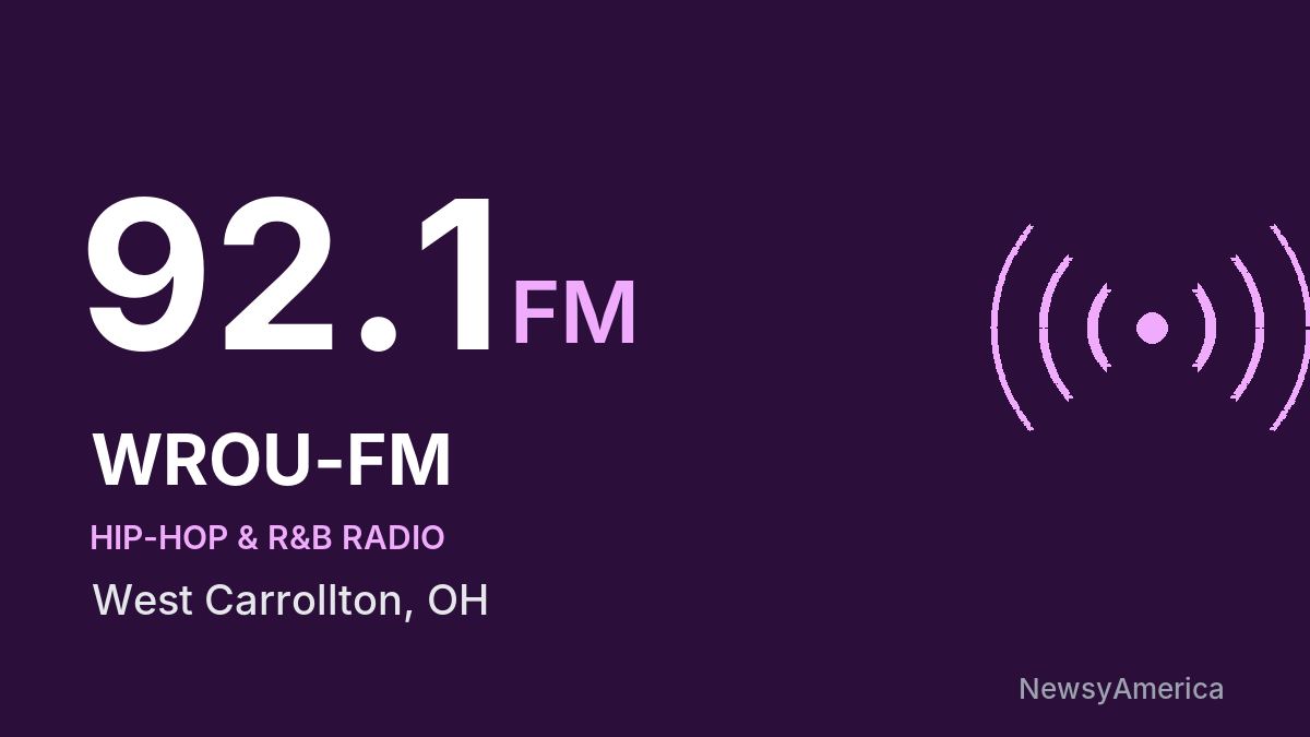 WROU-FM 92.1 FM – West Carrollton