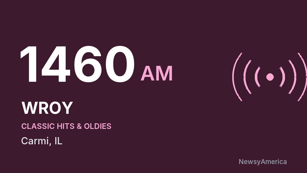 WROY 1460 AM – Carmi