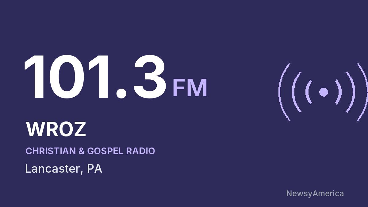 WROZ 101.3 FM – Lancaster