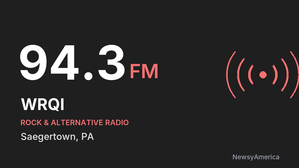 WRQI 94.3 FM – Saegertown