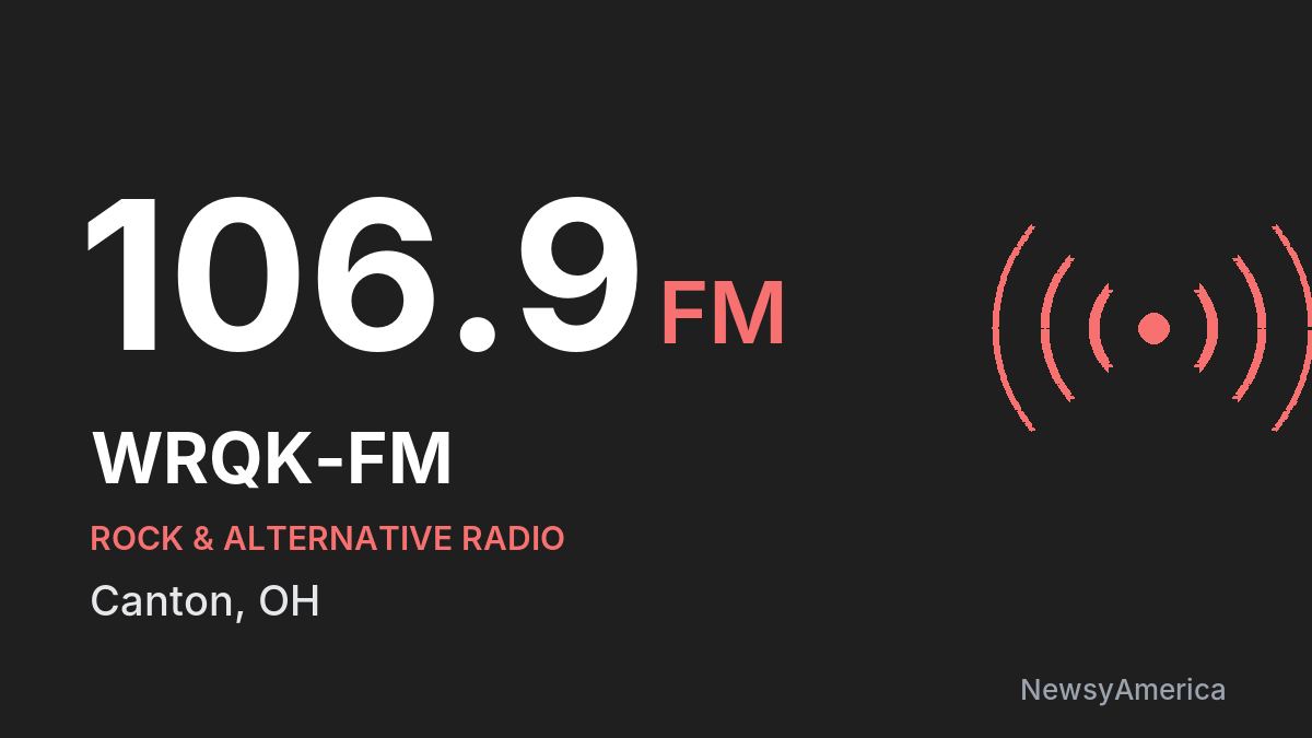 WRQK-FM 106.9 FM – Canton