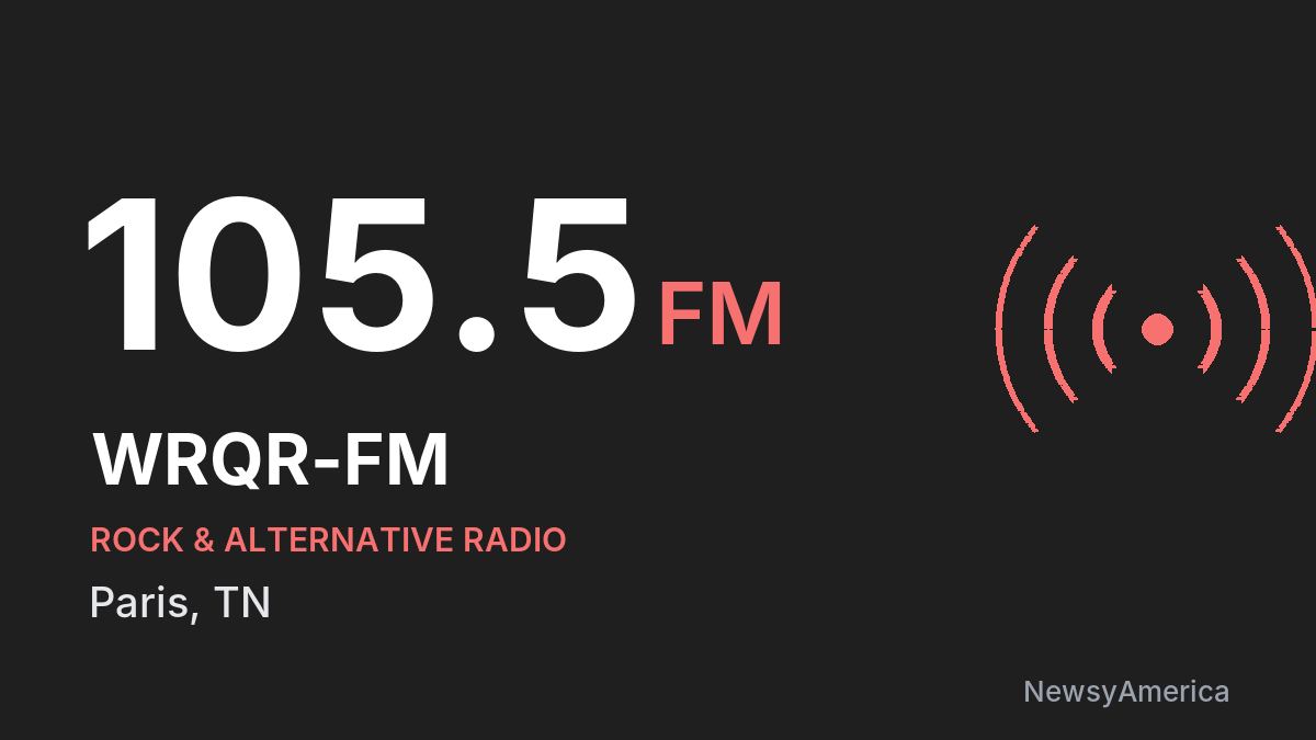 WRQR-FM 105.5 FM – Paris