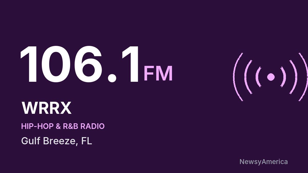 WRRX 106.1 FM – Gulf Breeze