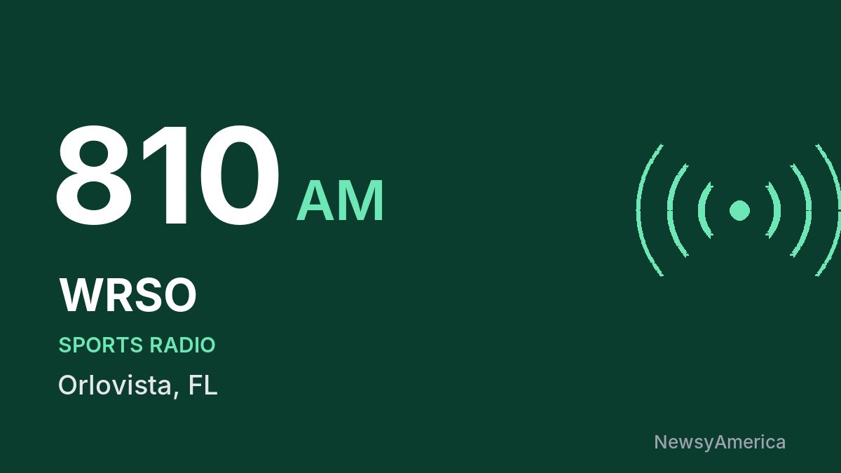 WRSO 810 AM – Orlovista
