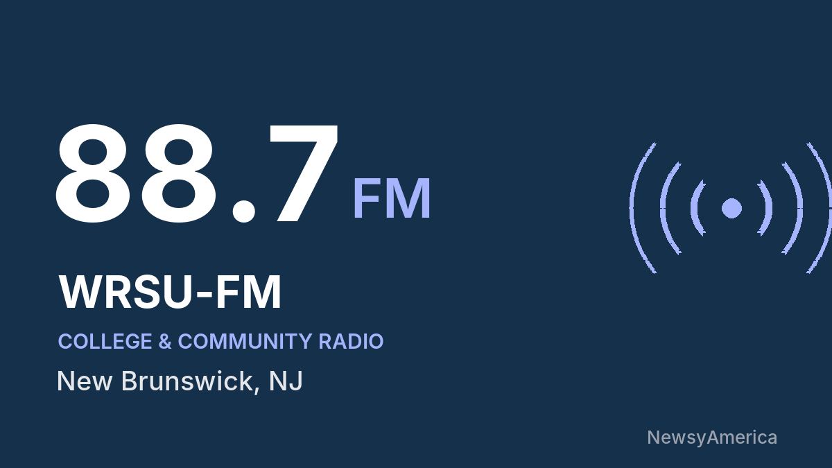 WRSU-FM 88.7 FM – New Brunswick