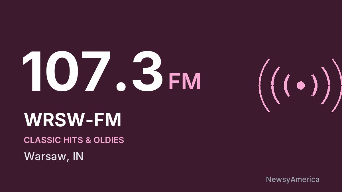 WRSW-FM 107.3 FM – Warsaw
