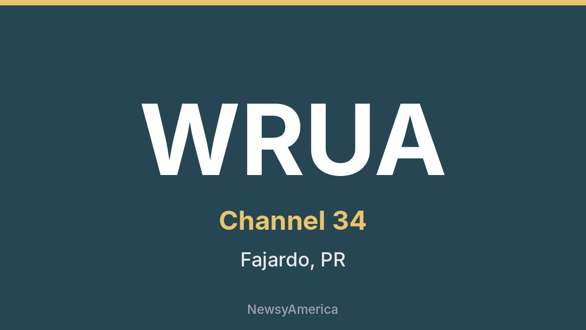 WRUA – Channel 34 Fajardo