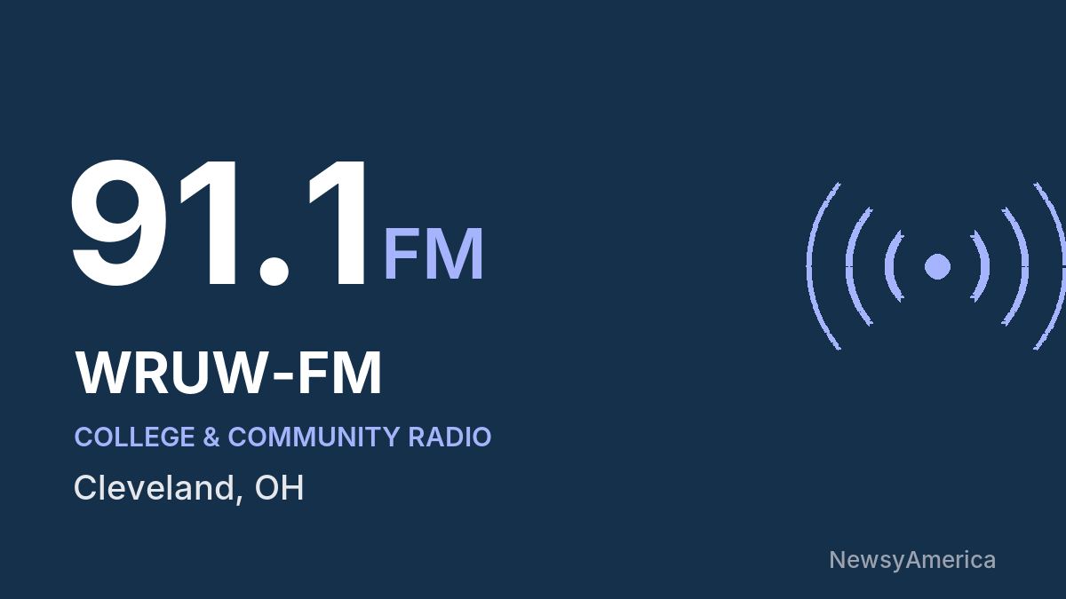 WRUW-FM 91.1 FM – Cleveland