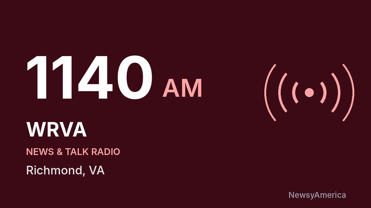 WRVA 1140 AM – Richmond