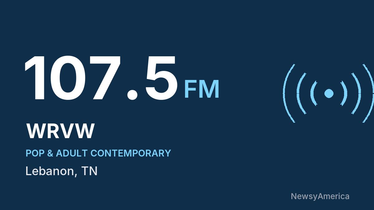 WRVW 107.5 FM – Lebanon
