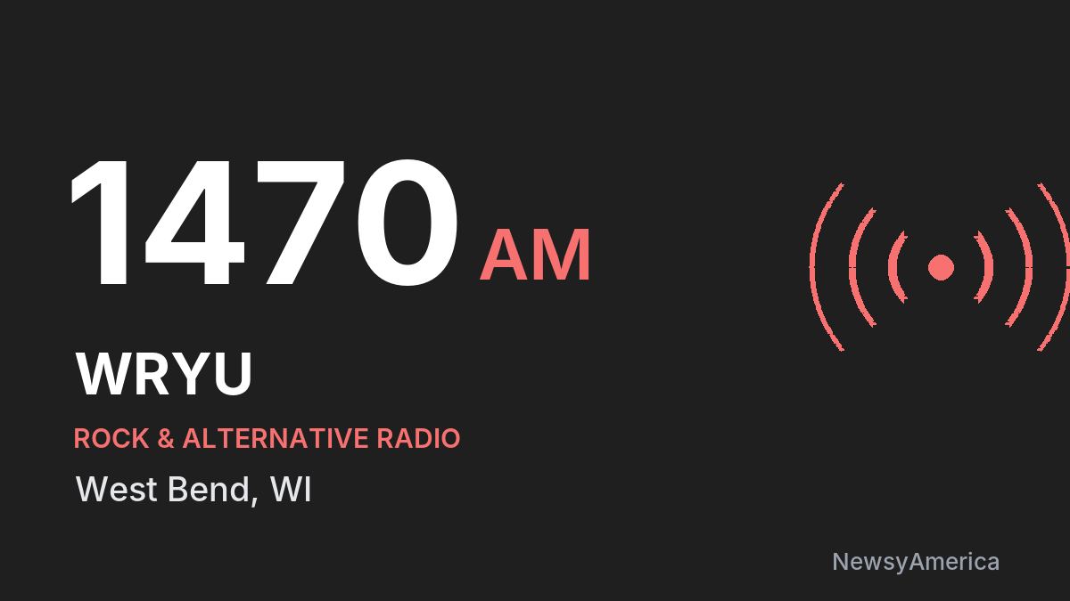 WRYU 1470 AM – West Bend