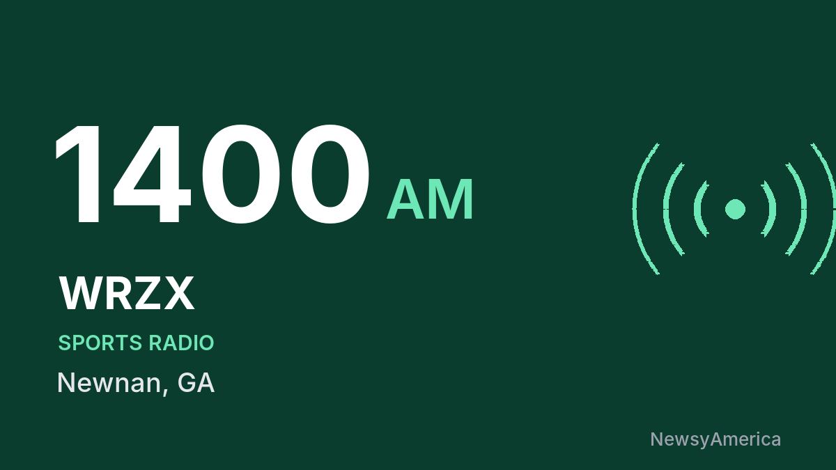 WRZX 1400 AM – Newnan